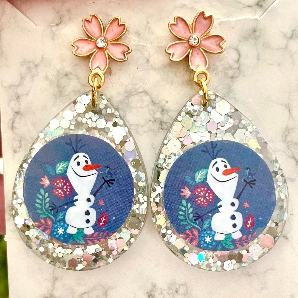 Olaf Acrylic Earrings